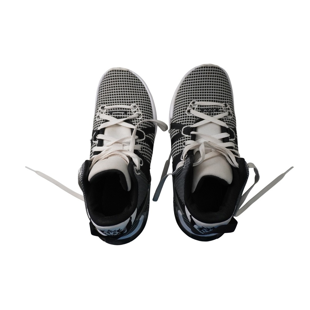 Nike LeBron Witness 7 Black White Grid Basketball Shoes DM1123-100 Mens 9.5 - Picture 10 of 13